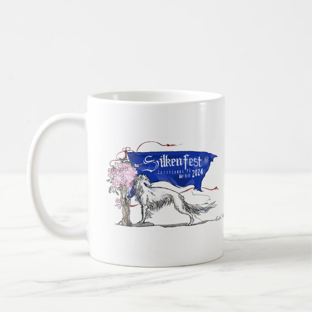 Taza De Café Silkenfest logo mug 2024 (Izquierda)
