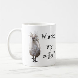 Taza De Café Silkie Bantam ¿Dónde está mi café?