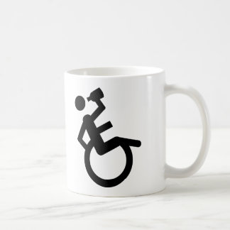 Taza De Café silla de rueda del boozer de la silla de ruedas