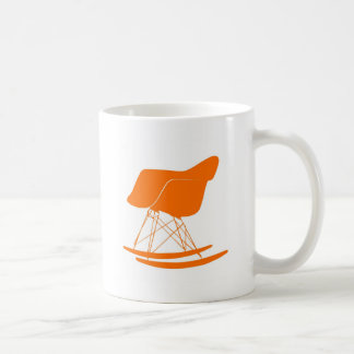 Taza De Café Silla del eje de balancín de Eames en naranja
