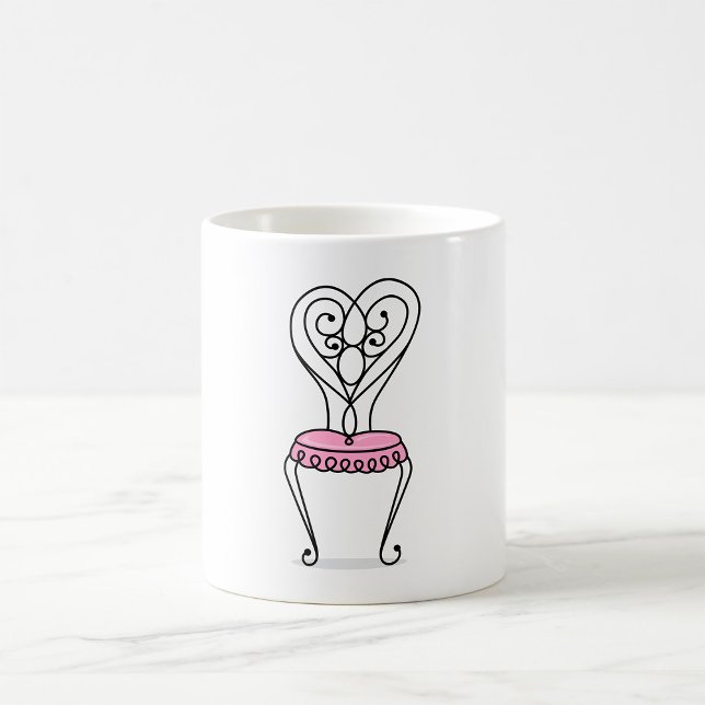 Taza De Café Silla Rosa (Subido por el creador)