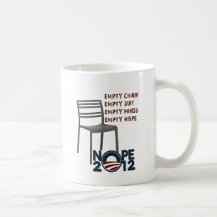 Taza De Café Silla vacía, Obama vacío