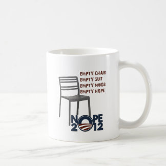 Taza De Café Silla vacía, Obama vacío