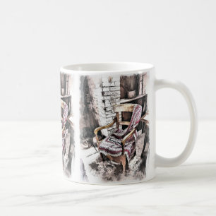 TAZA DE CAFÉ SILLA VICTORIANA DE FIRESIDE