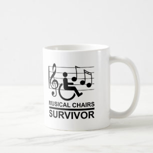 TAZA DE CAFÉ SILLAS MUSICALES - SOBREVIVIENTE