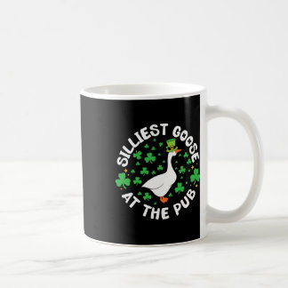 Taza De Café Silliest Goose At The Pub Funny Shamrock St Patric