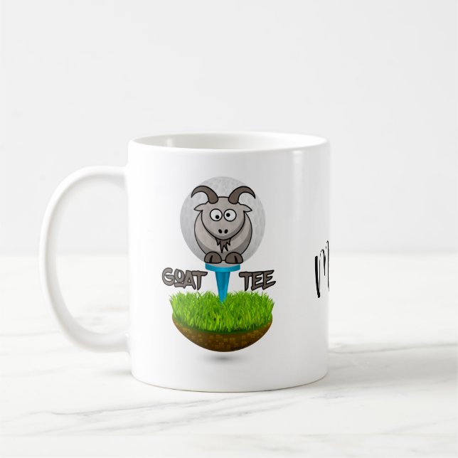 Taza De Café Silly Goat Golf Tee (Izquierda)
