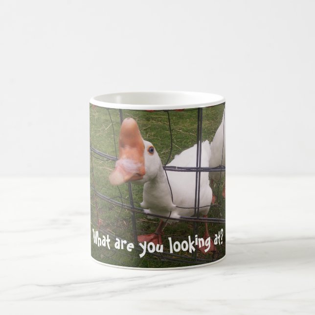 Taza De Café Silly Goose 11oz Café Mug, divertidos animales (Centro)