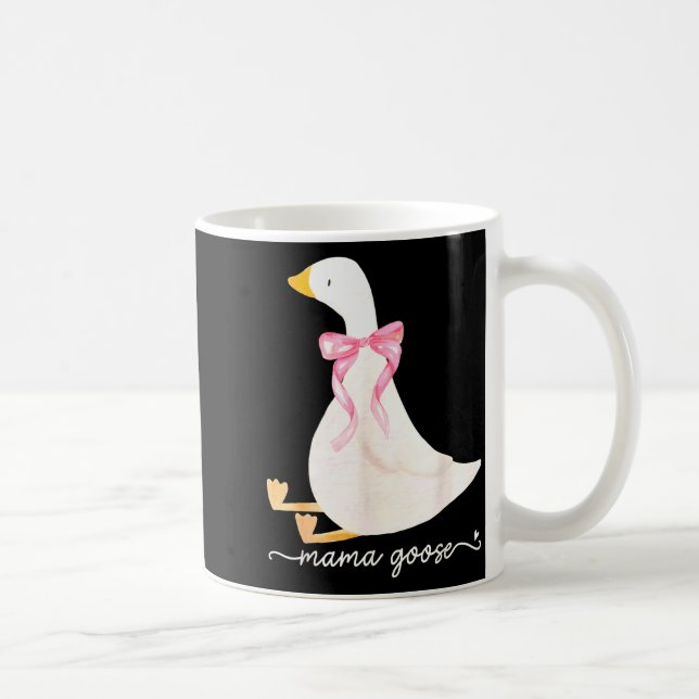 Taza De Café Silly Mama Goose Daddy Goose Matching Goose Family (Derecha)
