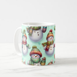 Taza De Café Silly Snowmen