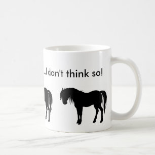 Taza De Café silouette del caballo, silouette del caballo,