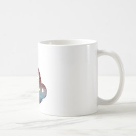 Taza De Café Silueta abstracta de la cobra