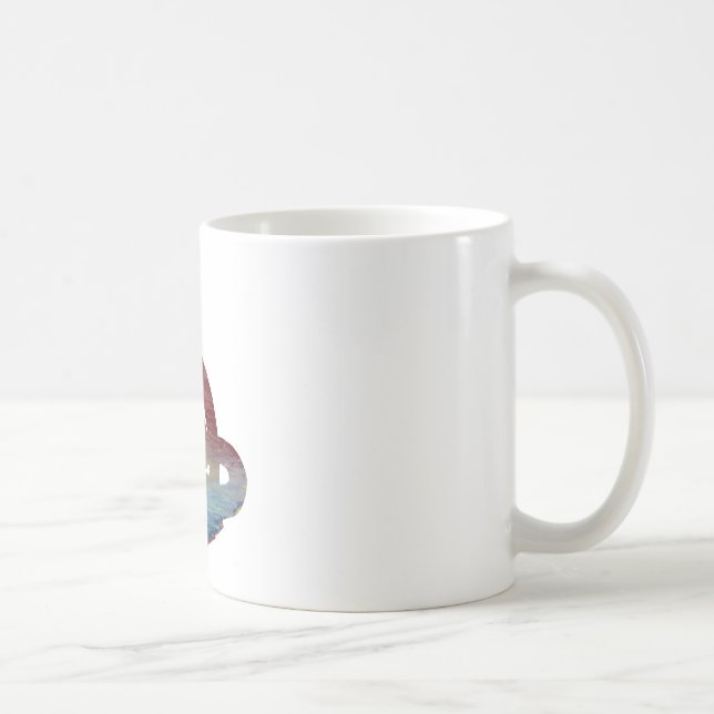 Taza De Café Silueta abstracta de la cobra (Derecha)