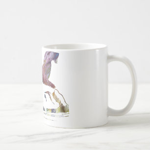Taza De Café Silueta abstracta de la nutria
