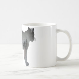 Taza De Café Silueta abstracta de la onza