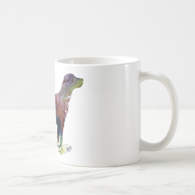 Taza De Café Silueta abstracta del organismo inglés (Derecha)