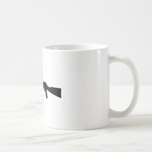 Taza De Café Silueta de AK-47