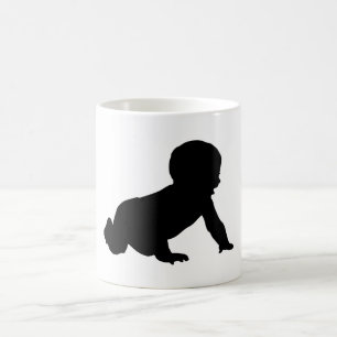Taza De Café Silueta de bebé