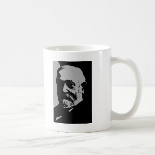 Taza De Café Silueta de Benjamin Harrison
