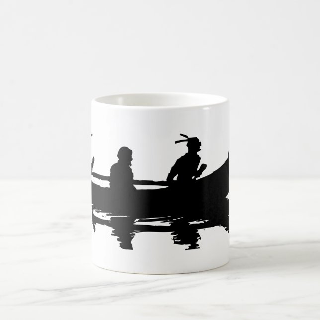 Taza De Café Silueta de canoa (Centro)