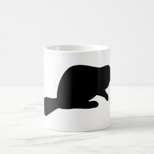 Taza De Café Silueta de castor