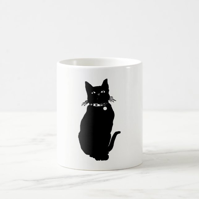 Taza De Café Silueta de Gato (Centro)