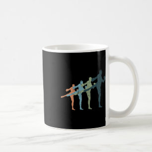 Taza De Café Silueta de mamá y papá deportistas - Kickboxing vi