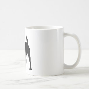 Taza De Café Silueta de Pitbull