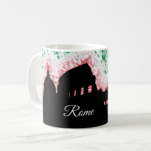 Taza De Café Silueta de Roma Italia