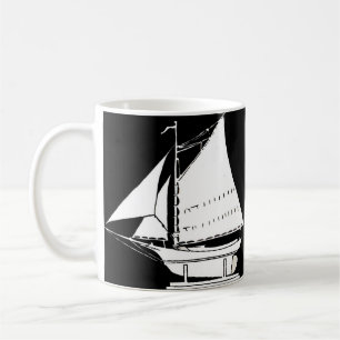 Taza De Café silueta de velero