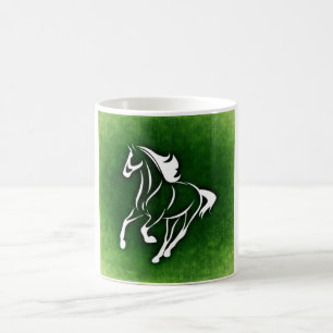Taza De Café Silueta del caballo