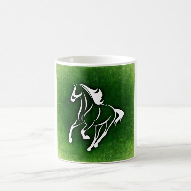 Taza De Café Silueta del caballo (Centro)