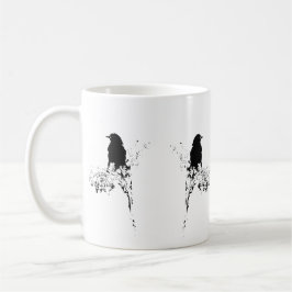 Taza De Café Silueta del pájaro