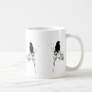 Taza De Café Silueta del pájaro