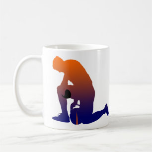 Taza De Café silueta futbolista