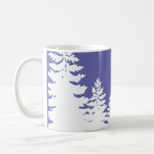 Taza De Café Silueta minimalista de pino
