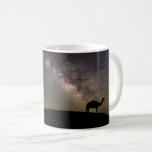 Taza De Café Silueta y Milkyway del camello