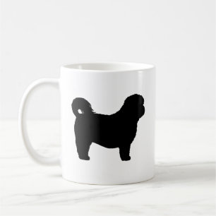 Taza De Café Siluetas de la raza de perro Shih Tzu