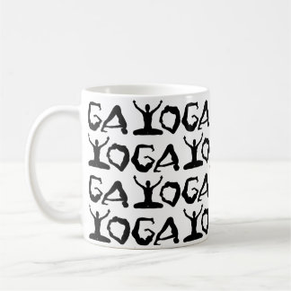 Taza De Café Siluetas de yoga