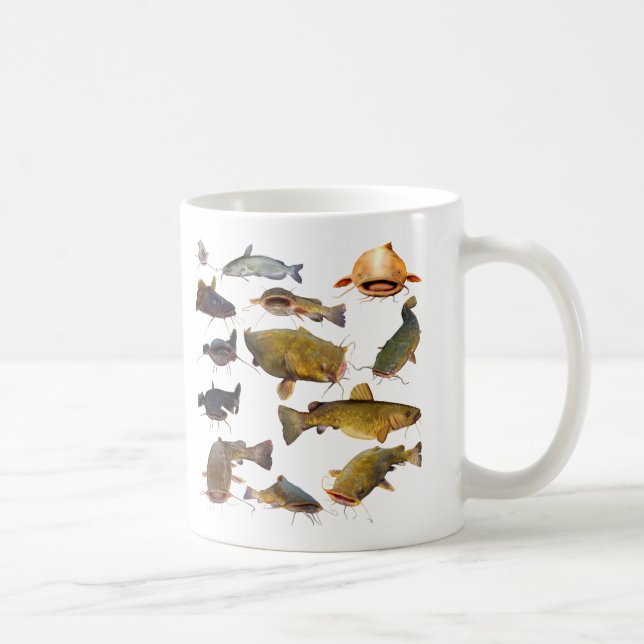 Taza De Café Siluro de la pesca (Derecha)