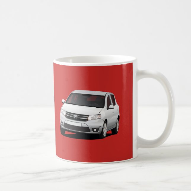 Taza De Café Silver Dacia Sandero 2 x imagen (Derecha)