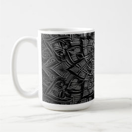 Taza De Café Silver Mandala Mug