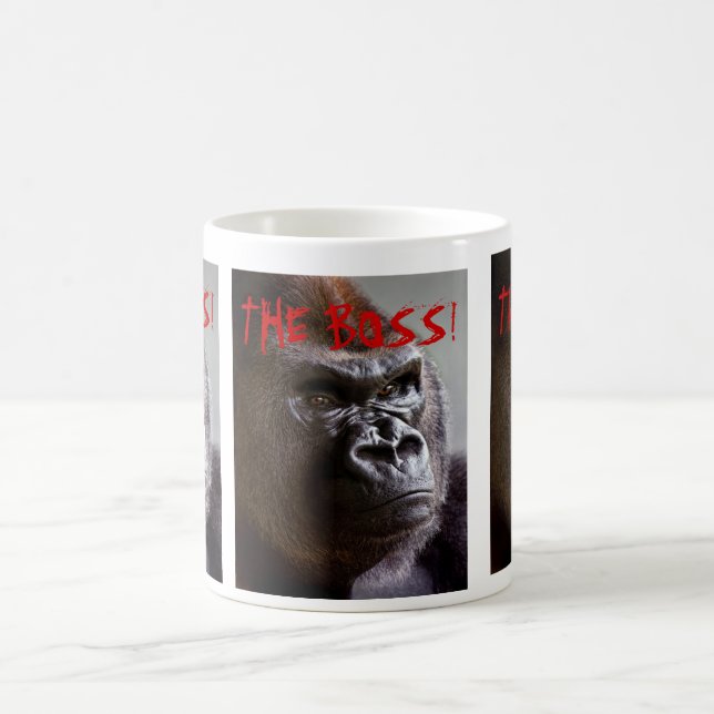 Taza De Café Silverback del gorila Boss (Centro)