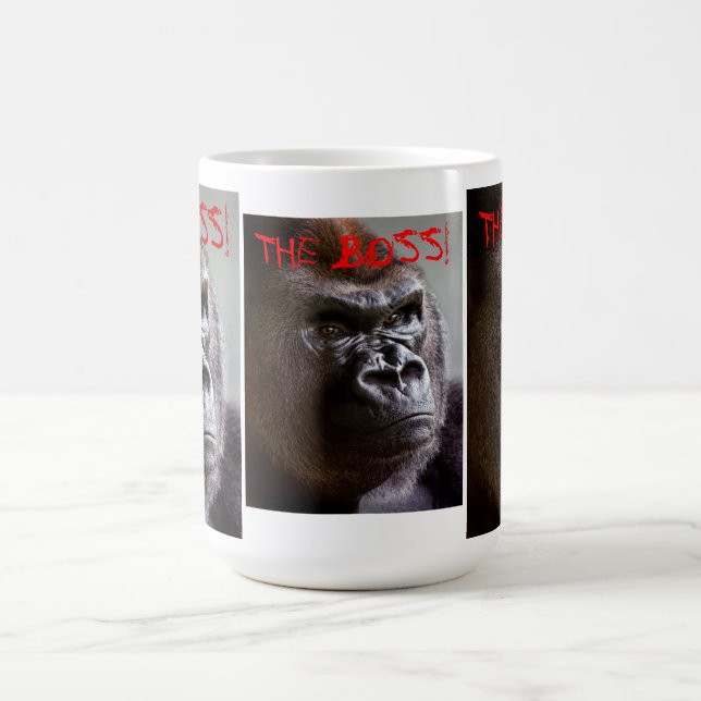Taza De Café Silverback del gorila Boss (Centro)