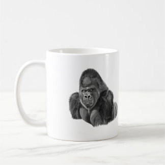 Taza De Café Silverback Gorilla Mug Cup ゴリラのマグカップ