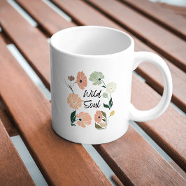 Taza De Café Silvestre Soul Moderno Wildflowers Mug