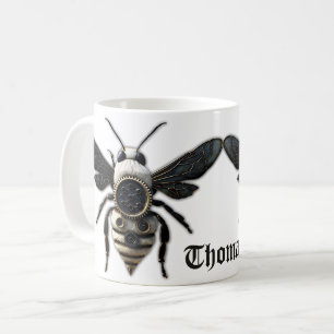 Taza De Café Simbiosis de la naturaleza y la tecnología