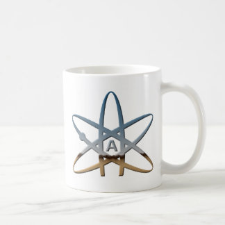 Taza De Café Símbolo atómico ateo de Logidea