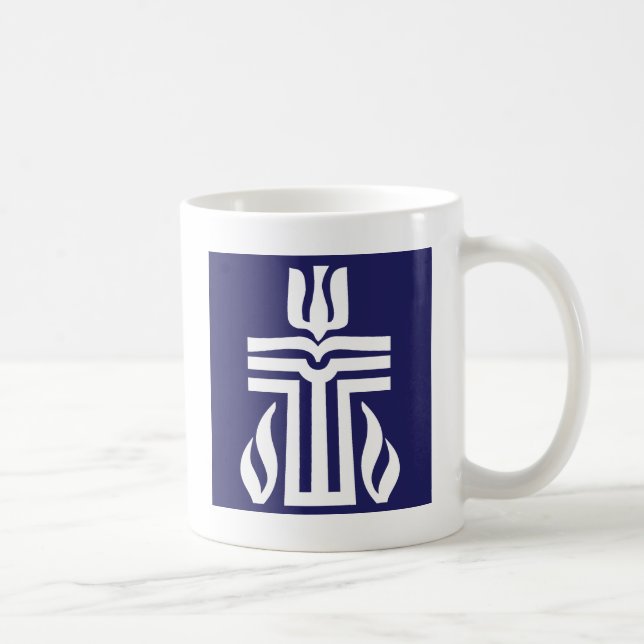 Taza De Café símbolo-bluewhite (Derecha)