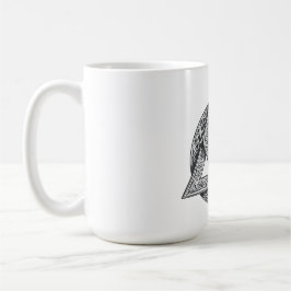 Taza De Café símbolo celta, nudo de la trinidad